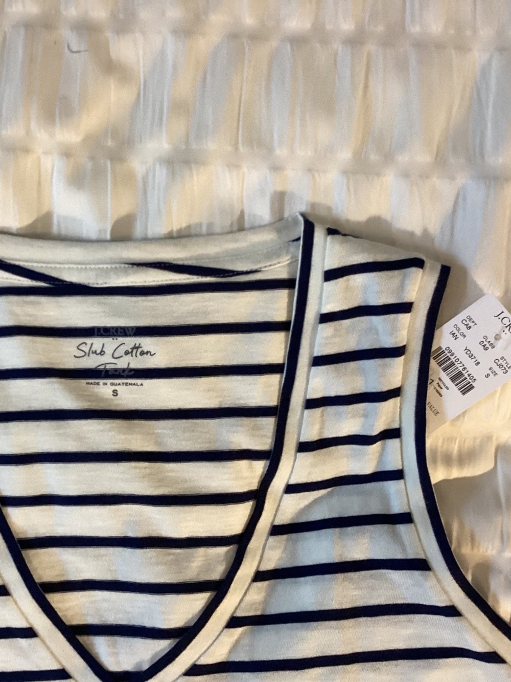 JCrew striped tank - Picture 2 of 5
